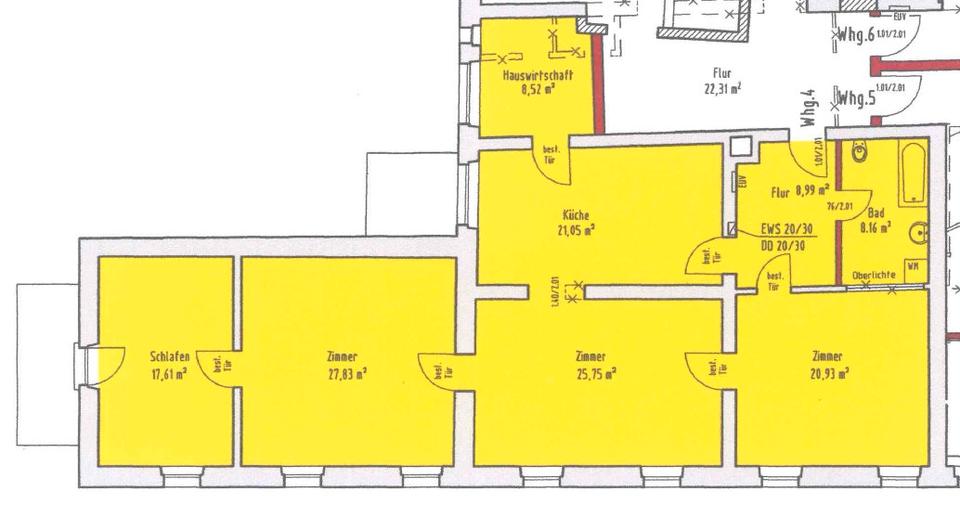 Etagenwohnung Bad Kötzting - 5 Zimmer, 143 m&sup2;, 887&euro; | Angebot:26067078