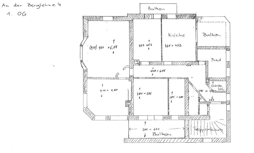 Etagenwohnung Dresden Loschwitz - 5 Zimmer, 140 m&sup2;, 1.652&euro; | Angebot:25867484