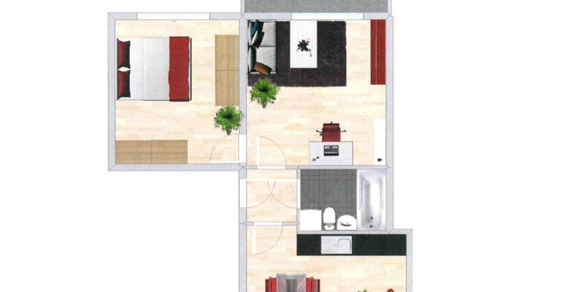 Erdgeschoßwohnung Lauchhammer - 2 Zimmer, 48 m&sup2;, 286&euro; | Angebot:19443138