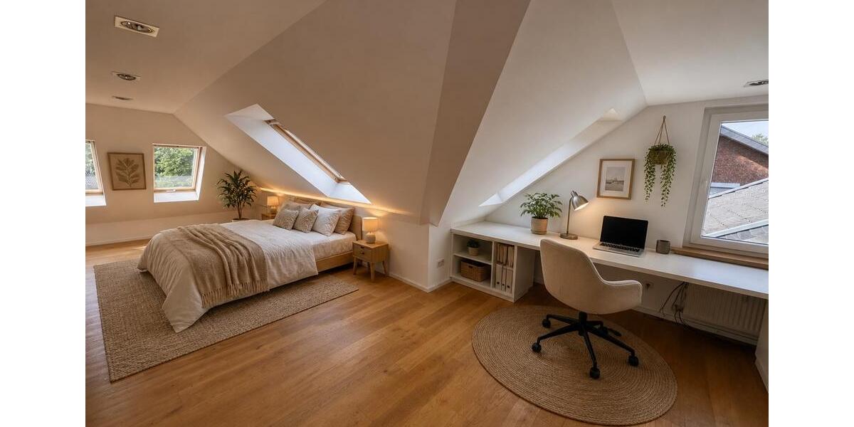 Dachgeschoßwohnung Wallenhorst - 3.5 Zimmer, 100 m&sup2;, 1.180&euro; | Angebot:26412504