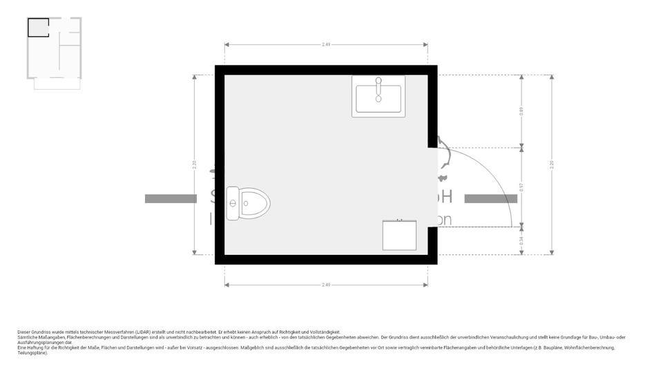 Etagenwohnung Worpswede - 2 Zimmer, 50 m&sup2;, 600&euro; | Angebot:25882037
