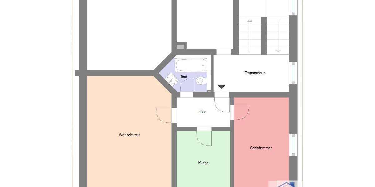 Etagenwohnung Olbersdorf - 2 Zimmer, 70 m&sup2;, 383&euro; | Angebot:26096856