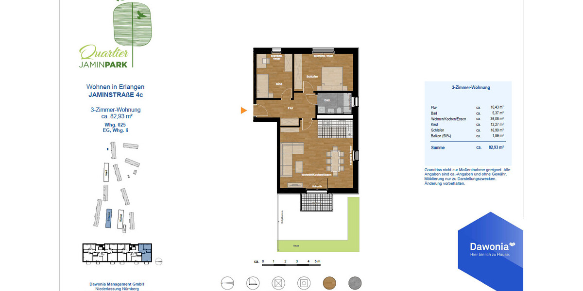 Etagenwohnung Erlangen Anger - 3 Zimmer, 82 m&sup2;, 1.345&euro; | Angebot:25733746