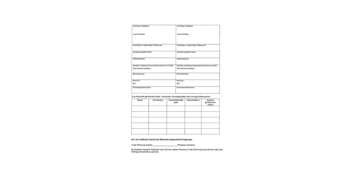 Etagenwohnung Büchen - 3 Zimmer, 94 m&sup2;, 1.225&euro; | Angebot:26664795