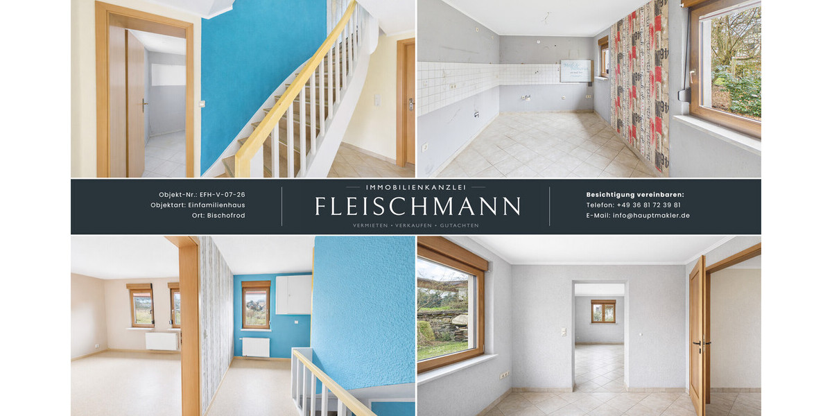 Großzügiges Wohnhaus mit viel Platz & Entwicklungsmöglichkeiten zur Miete - Einfamilienhaus Bischofrod | Angebot:26530295