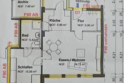Wohnung Wermelskirchen - 1 Zimmer, 62 m&sup2;, 620&euro; | Angebot:24848381