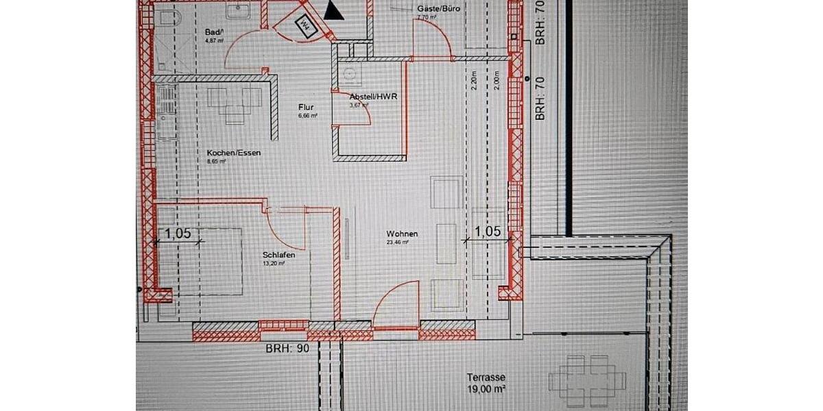 Etagenwohnung Löningen - 3 Zimmer, 76 m&sup2;, 855&euro; | Angebot:26414968