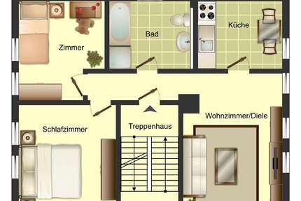 Wohnung zum Mieten in Lünen 287,24 € 62.37 m² 3.5 zimmer