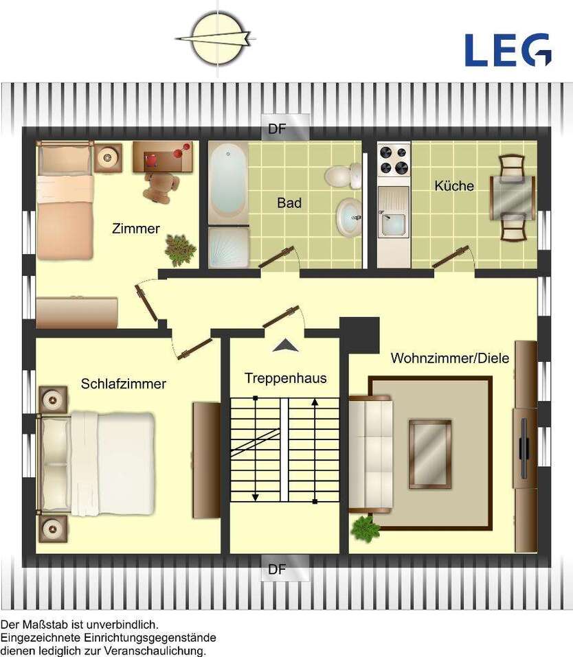Wohnung zum Mieten in Lünen 287,24 € 62.37 m² 3.5 zimmer