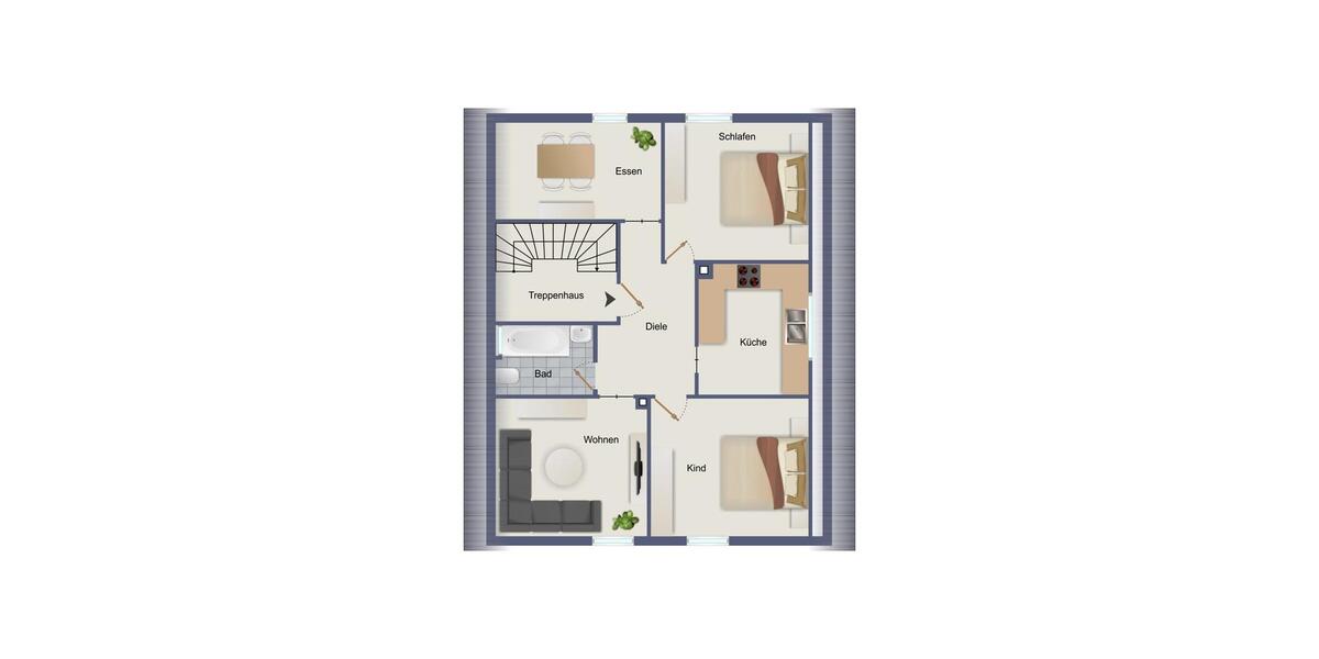 Dachgeschoßwohnung Großostheim - 4 Zimmer, 90 m&sup2;, 880&euro; | Angebot:25752512