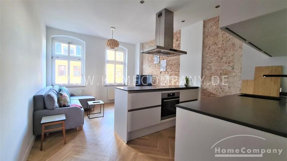 MöbliertFurnished 1,5-Zimmer Design Apartment mit Balkon in Dresden-Pieschen max. 2 Personen