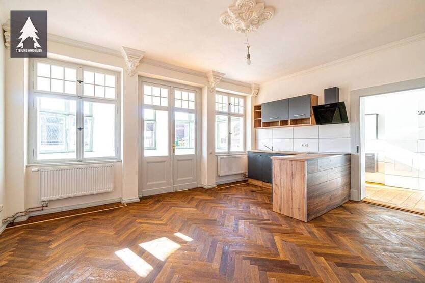 Kann man schöner Wohnen? Historische Wohnung mit Garten - Einzigartig!