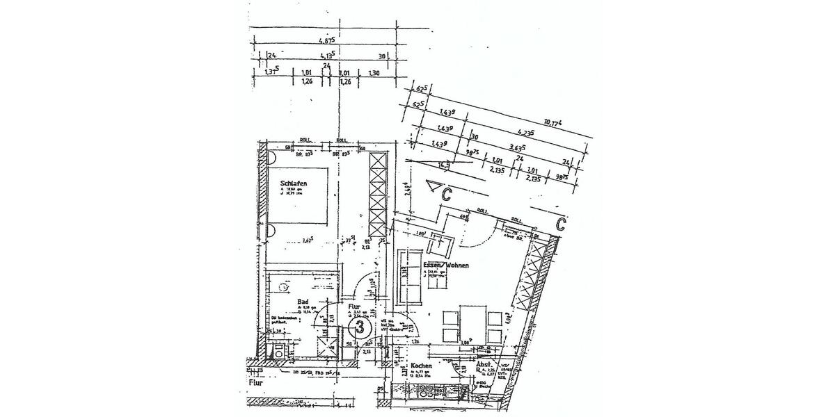 2 Zimmer-Wohnung, Ortenaukreis, Zell am Harmersbach, Kirchstr. 8 2 zimmer