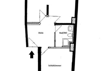 Wohnung Rudolstadt Zentrum - 2 Zimmer, 56 m&sup2;, 410&euro; | Angebot:26833095