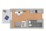 Wohnen auf Zeit Reutlingen Orschel-Hagen - 1 Zimmer, 22 m&sup2;, 670&euro; | Angebot:26434307