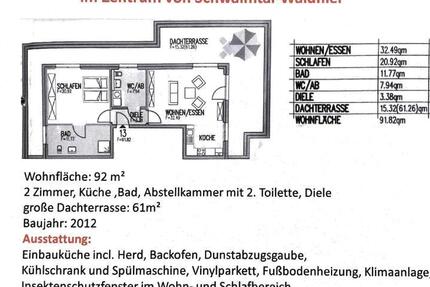 seniorengerechte Penthousewohnung 2 zimmer