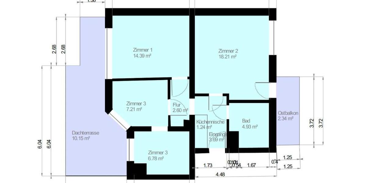 Wohnen auf Zeit Nürnberg Erlenstegen - 1 Zimmer, 14 m&sup2;, 580&euro; | Angebot:26682833