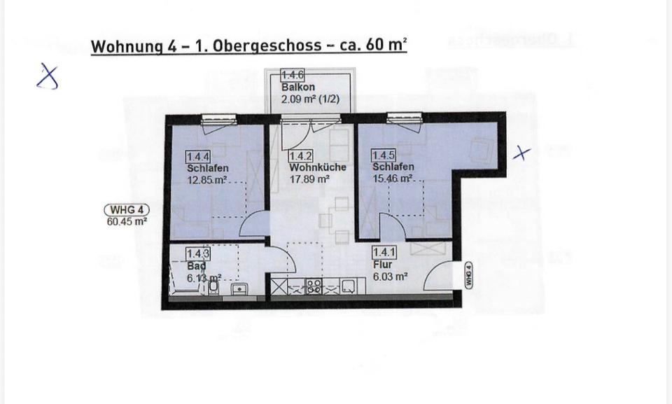 Wohnen auf Zeit Osnabrück Fledder - 1 Zimmer, 16 m&sup2;, 538&euro; | Angebot:26196870