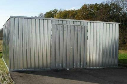 3x6m Lagerhalle 18m2 Stahlhalle Reifenlager Schnellbauhalle zimmer