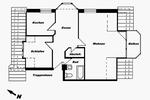 Dachgeschoßwohnung Stade - 2.5 Zimmer, 66 m&sup2;, 595&euro; | Angebot:26538416