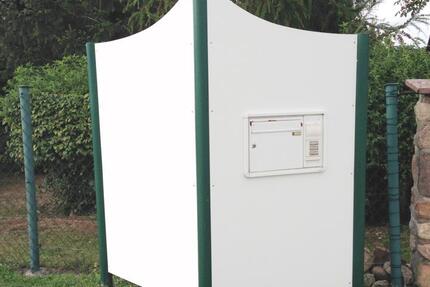 Firmenschild, Schild, Werbeanlage, gebraucht zimmer