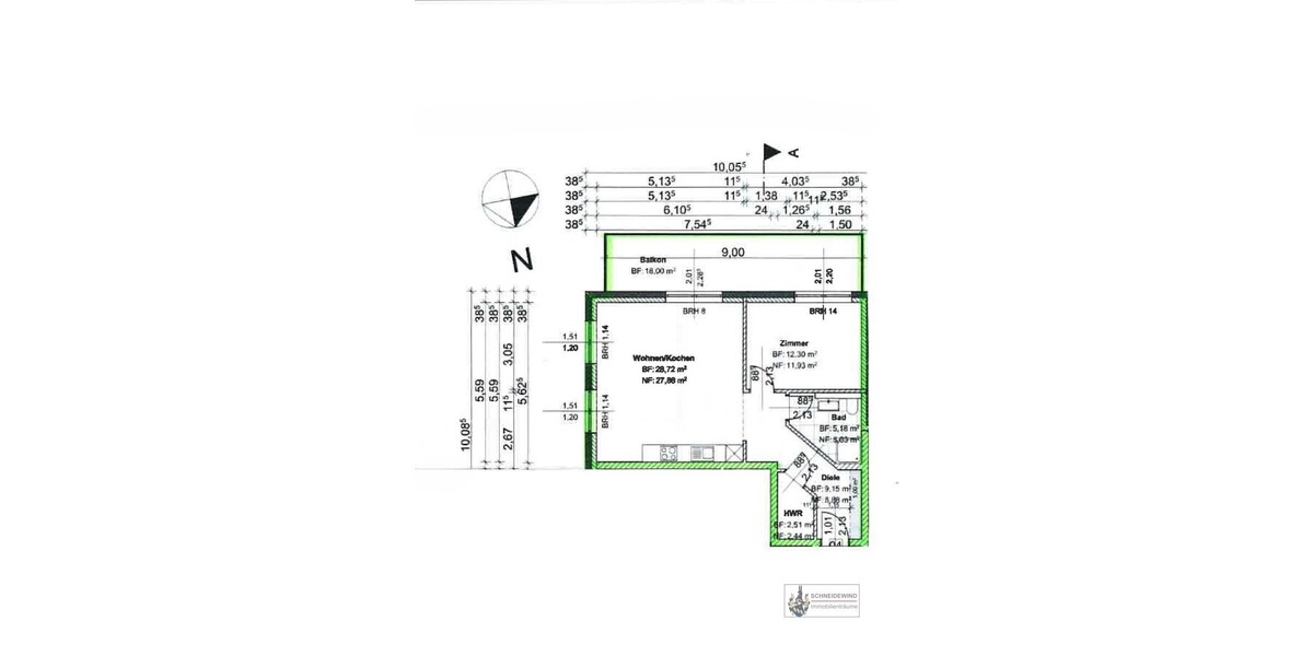 Neubau Fertigstellung März 2026 moderne Technik Rollläden + Stellplatz - Mehrfamilienhaus, Wohnhaus Weyhe | Angebot:24214456