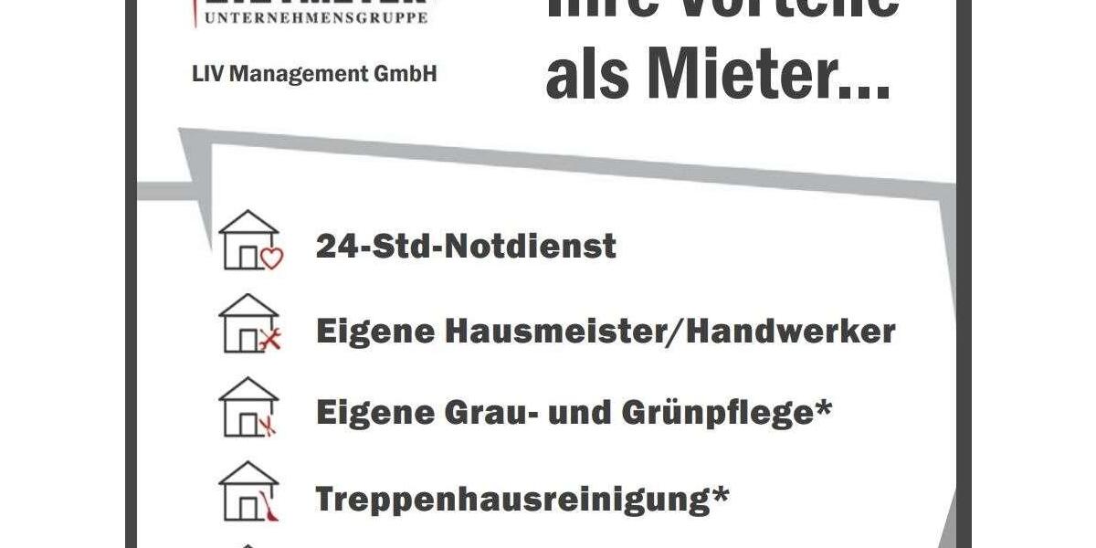 Etagenwohnung Bochum Bochum-Mitte - 2 Zimmer, 45 m&sup2;, 360&euro; | Angebot:26545835