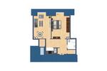 Dachgeschoßwohnung Mainz Mombach - 2 Zimmer, 52 m&sup2;, 1.100&euro; | Angebot:26483827