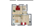Etagenwohnung Gersdorf - 2 Zimmer, 51 m&sup2;, 306&euro; | Angebot:25054399