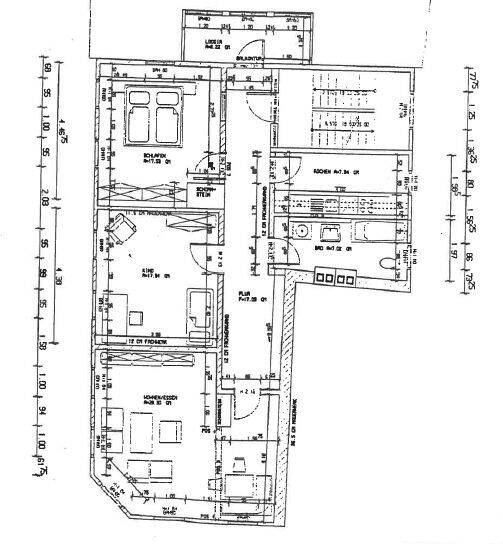 Etagenwohnung Eisenach - 3 Zimmer, 100 m&sup2;, 750&euro; | Angebot:26751852