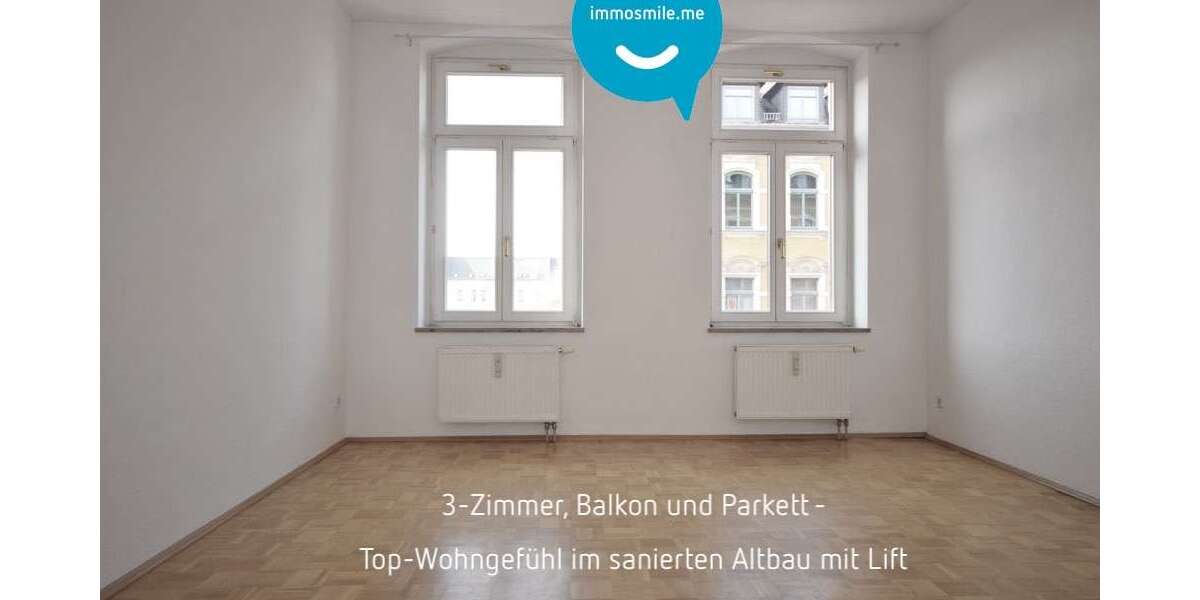 Etagenwohnung Chemnitz Hilbersdorf - 3 Zimmer, 72 m&sup2;, 380&euro; | Angebot:25283393