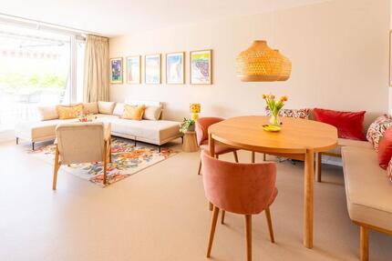 Möblierte 1,5 Zimmerwohnung Wohnung auf Zeit mit Waschmaschine und einem PKW-Stellplatz befristet 1 zimmer