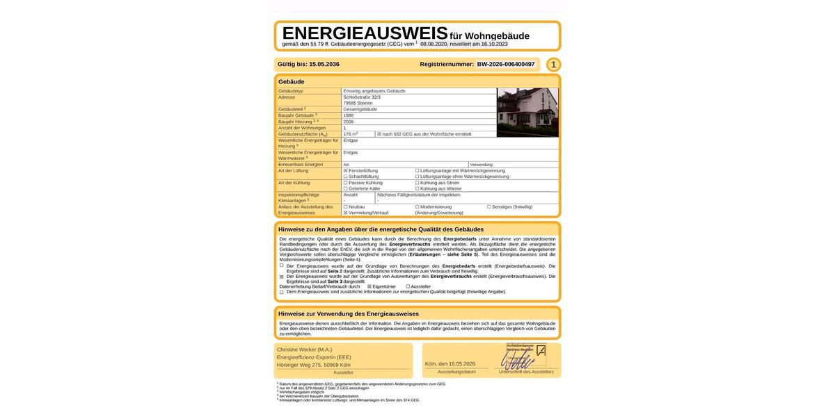 Reihenhaus Steinen - 5 Zimmer, 130 m&sup2;, 1.890&euro; | Angebot:26613715