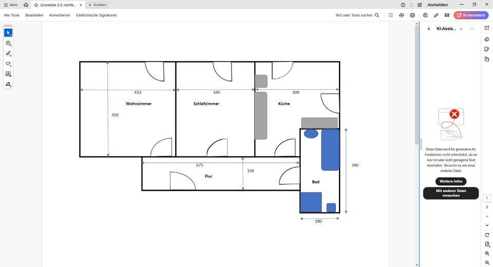 Etagenwohnung Thalheim/Erzgebirge Erzgebirge - 2 Zimmer, 65 m&sup2;, 416&euro; | Angebot:26445149