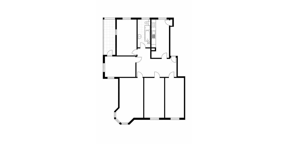 Etagenwohnung Leipzig Mitte - 4 Zimmer, 130 m&sup2;, 1.749&euro; | Angebot:26623869