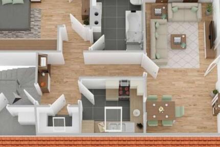 Hochwertige Dachgeschosswohnung mit traumhaftem Brenzblick 2 zimmer