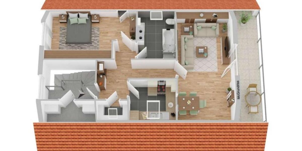 Hochwertige Dachgeschosswohnung mit traumhaftem Brenzblick 2 zimmer