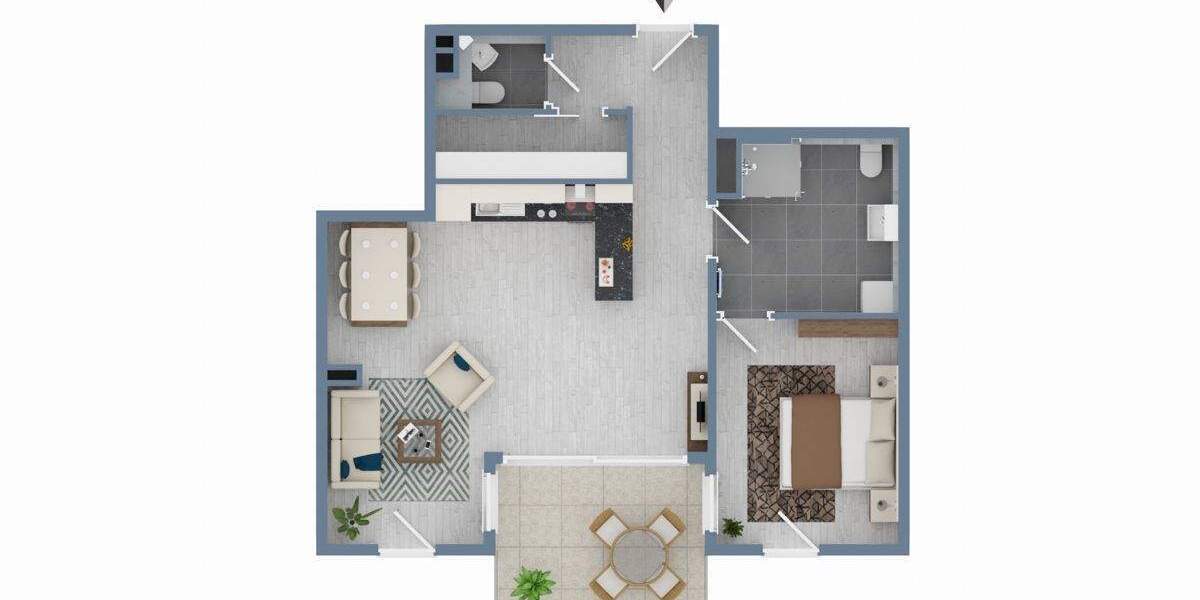 Etagenwohnung Senden - 2 Zimmer, 69 m&sup2;, 900&euro; | Angebot:25821277