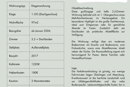 3,5 Zimmer Wohnung zur Miete 3 zimmer