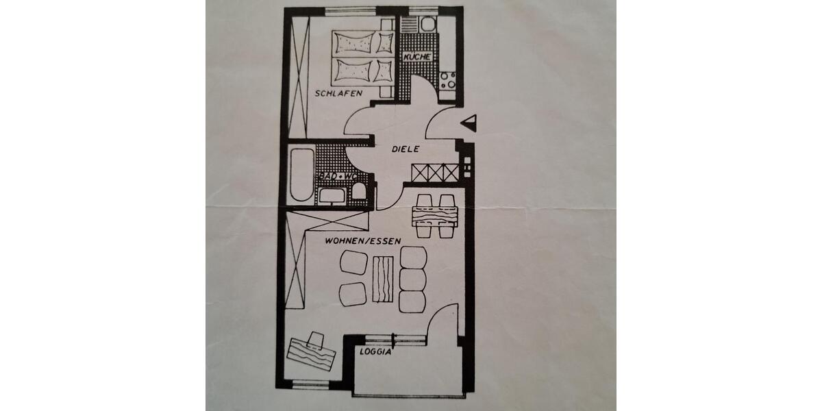 Mietwohnung mit Garage in 91154 Roth Kiliansdorf 2 zimmer