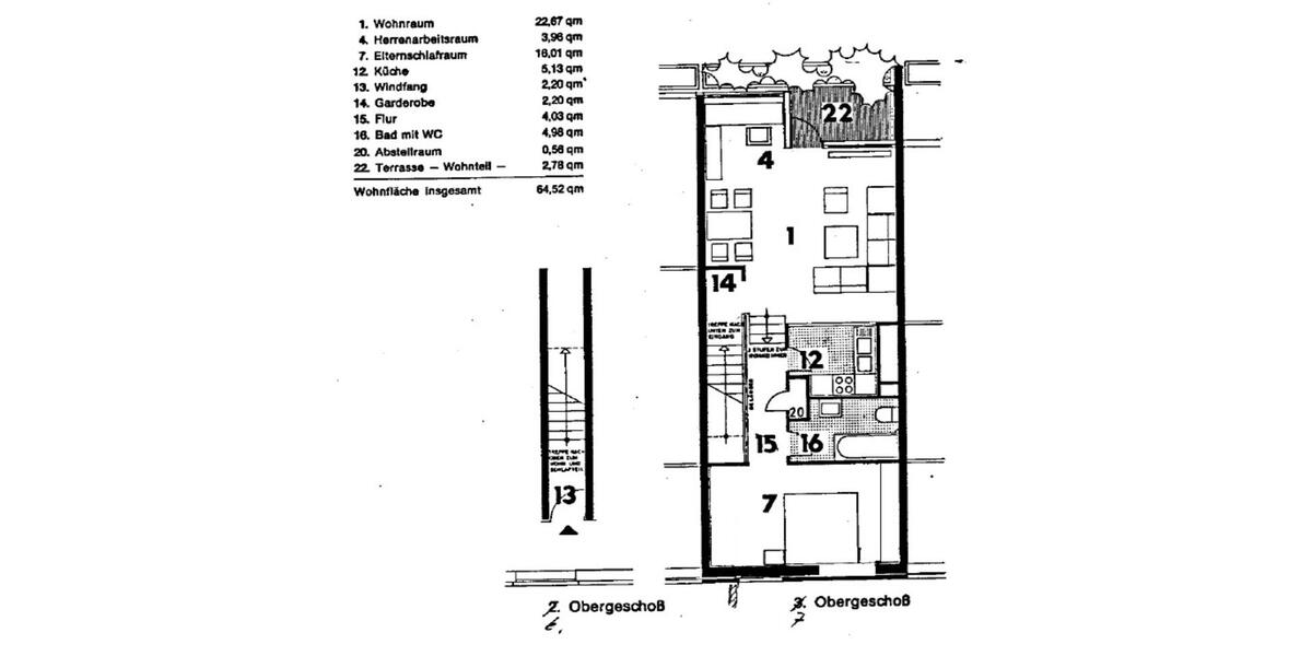 Etagenwohnung Hannover Ricklingen - 1 Zimmer, 65 m&sup2;, 700&euro; | Angebot:24804100