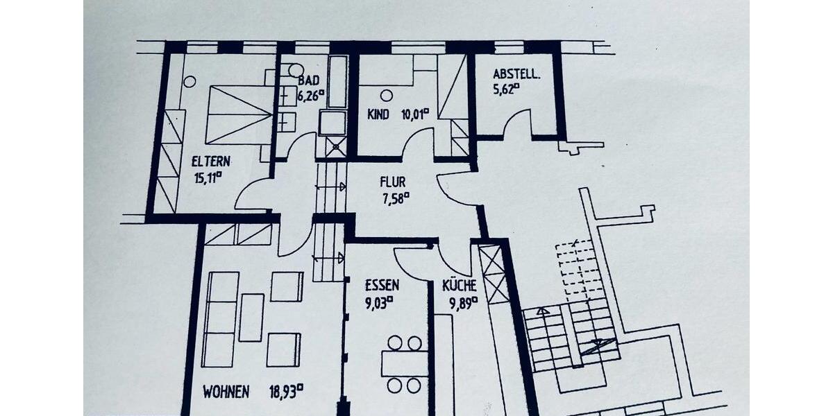 Etagenwohnung Gardelegen - 3 Zimmer, 77 m&sup2;, 400&euro; | Angebot:26678261