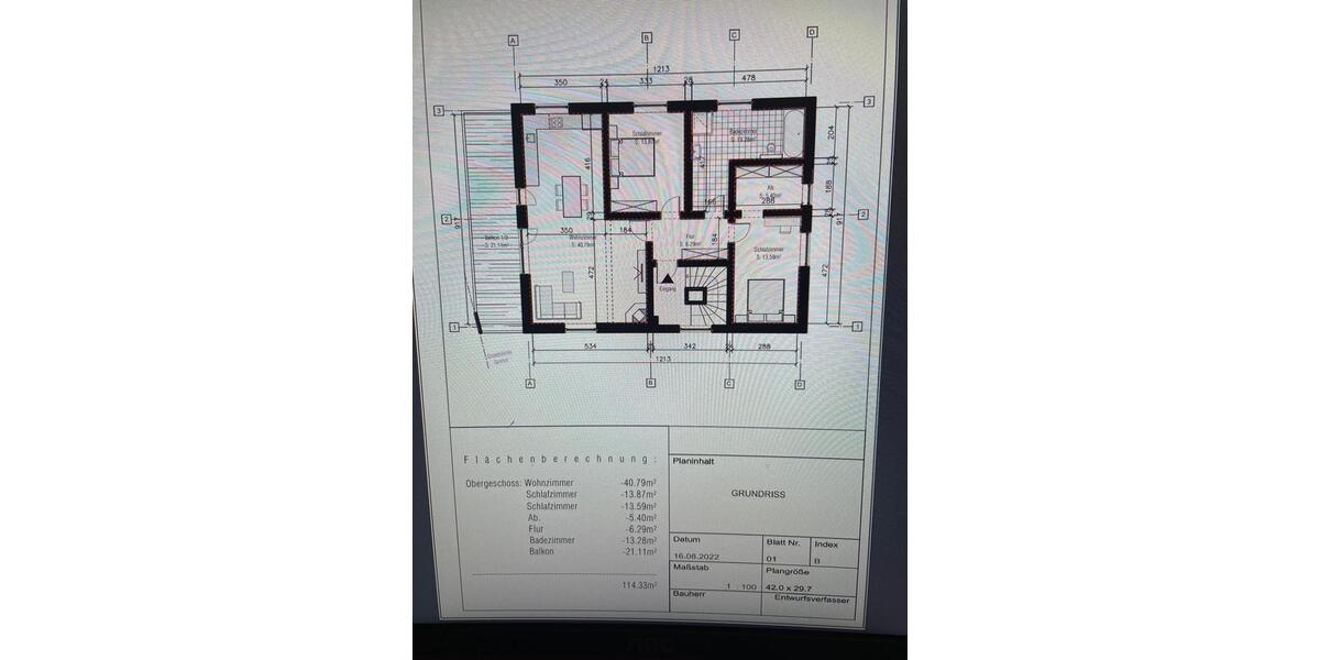 Etagenwohnung Ortenberg - 3 Zimmer, 115 m&sup2;, 950&euro; | Angebot:25903909