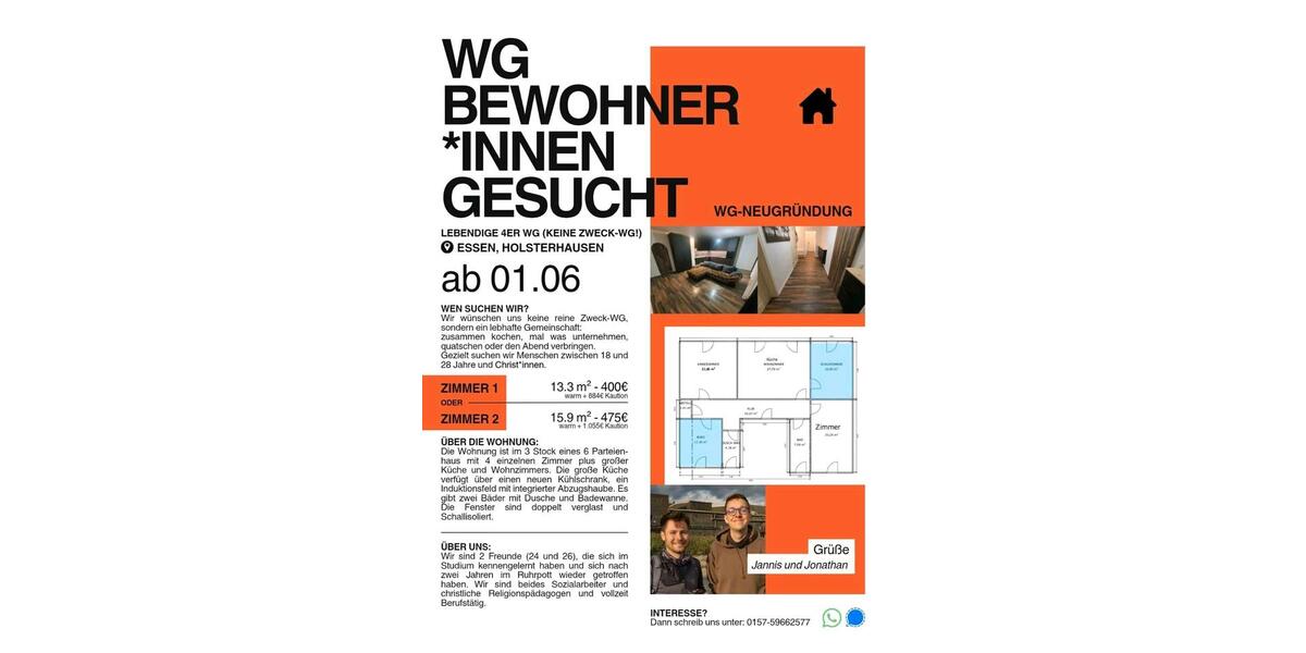 Wohnen auf Zeit Essen Stadtbezirk III - 1 Zimmer, 16 m&sup2;, 475&euro; | Angebot:26628630