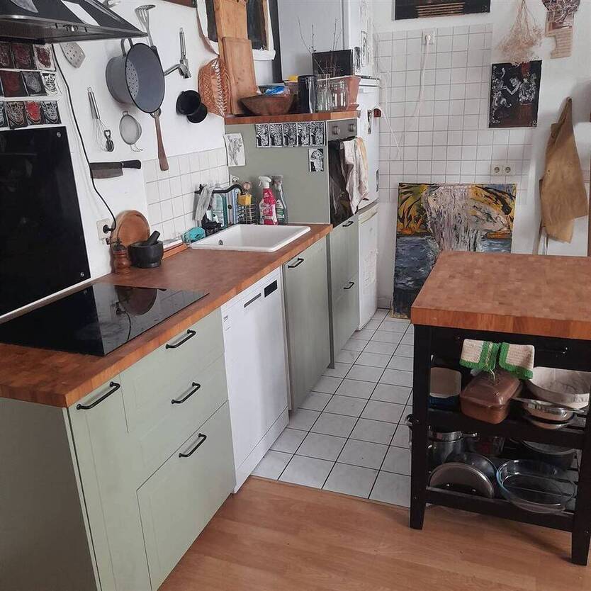 LEIBNIZSTRASSE -WALDSTRASSENVIERTEL | tolle 2 Raum-Whg. * Terrasse* offene Küche*