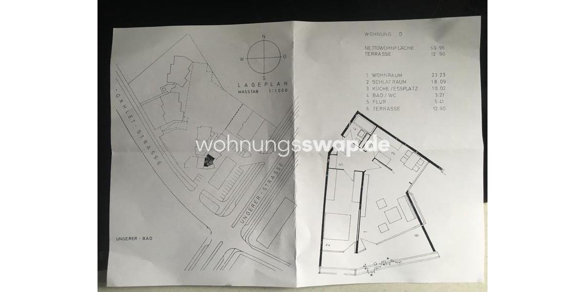 Etagenwohnung München Schwabing-Freimann - 2 Zimmer, 67 m&sup2;, 820&euro; | Angebot:24538000