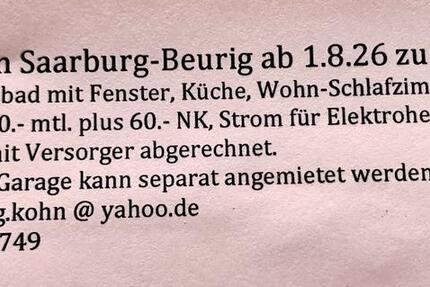 Wohnung Ayl - 1 Zimmer, 29 m&sup2;, 230&euro; | Angebot:26644765