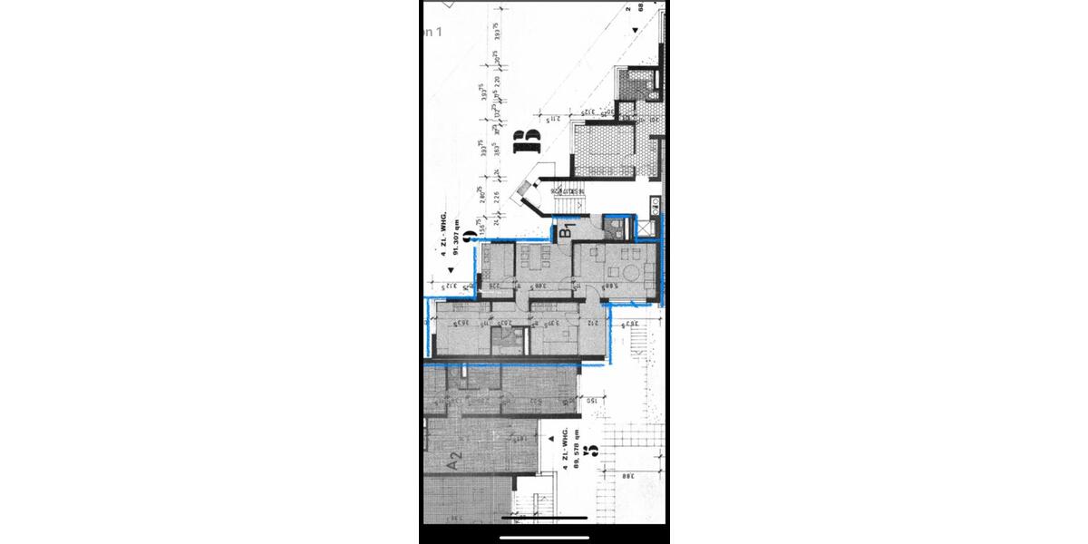 Etagenwohnung Karlsruhe Beiertheim-Bulach - 4 Zimmer, 92 m&sup2;, 1.600&euro; | Angebot:25964376