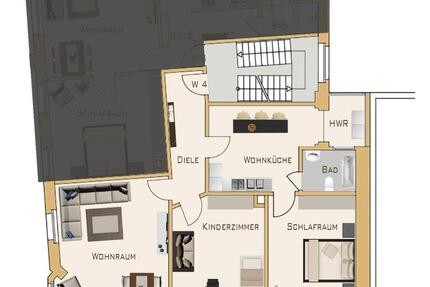 Wohnung Ennepetal - 3 Zimmer, 90 m&sup2;, 550&euro; | Angebot:25057435