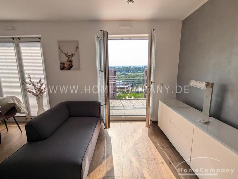 MöbliertFurnished 1-Zimmer Apartment in Dresden-Hafencity mit Balkon 2 Personen